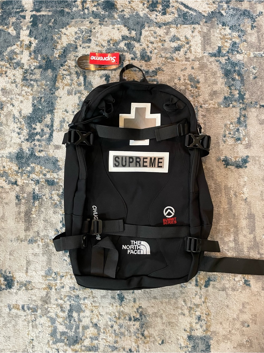 Supreme x The North Face Summit Series Chugach 16 Black Backpack